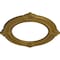 Ekena Millwork Benson Ceiling Medallion (Fits Canopies up to 8"), Hand-Painted Gold, 13 1/8"OD x 8"ID x 5/8"P CM13BNGLS - alternate 2
